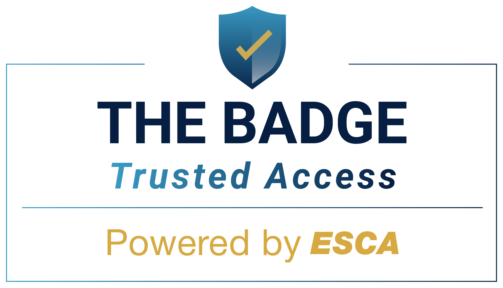 The Badge — Trusted Access — Powered by ESCA
